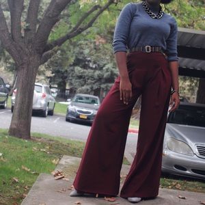 Wide leg trouser